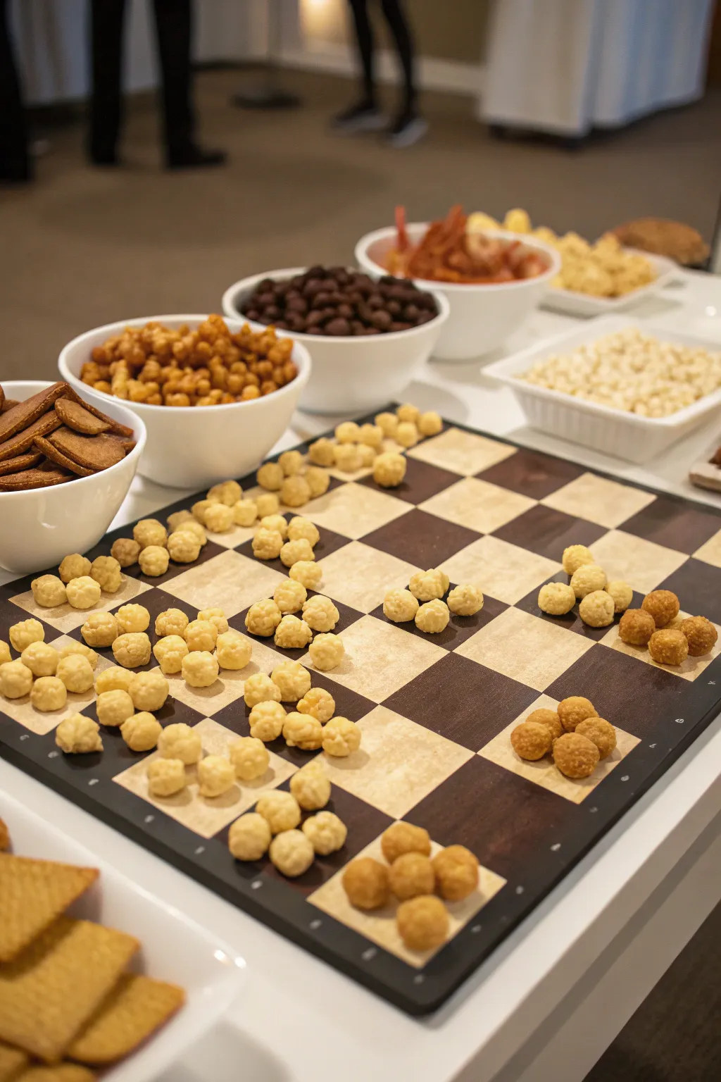 Thematic snack displays are a feast for both the eyes and the appetite.