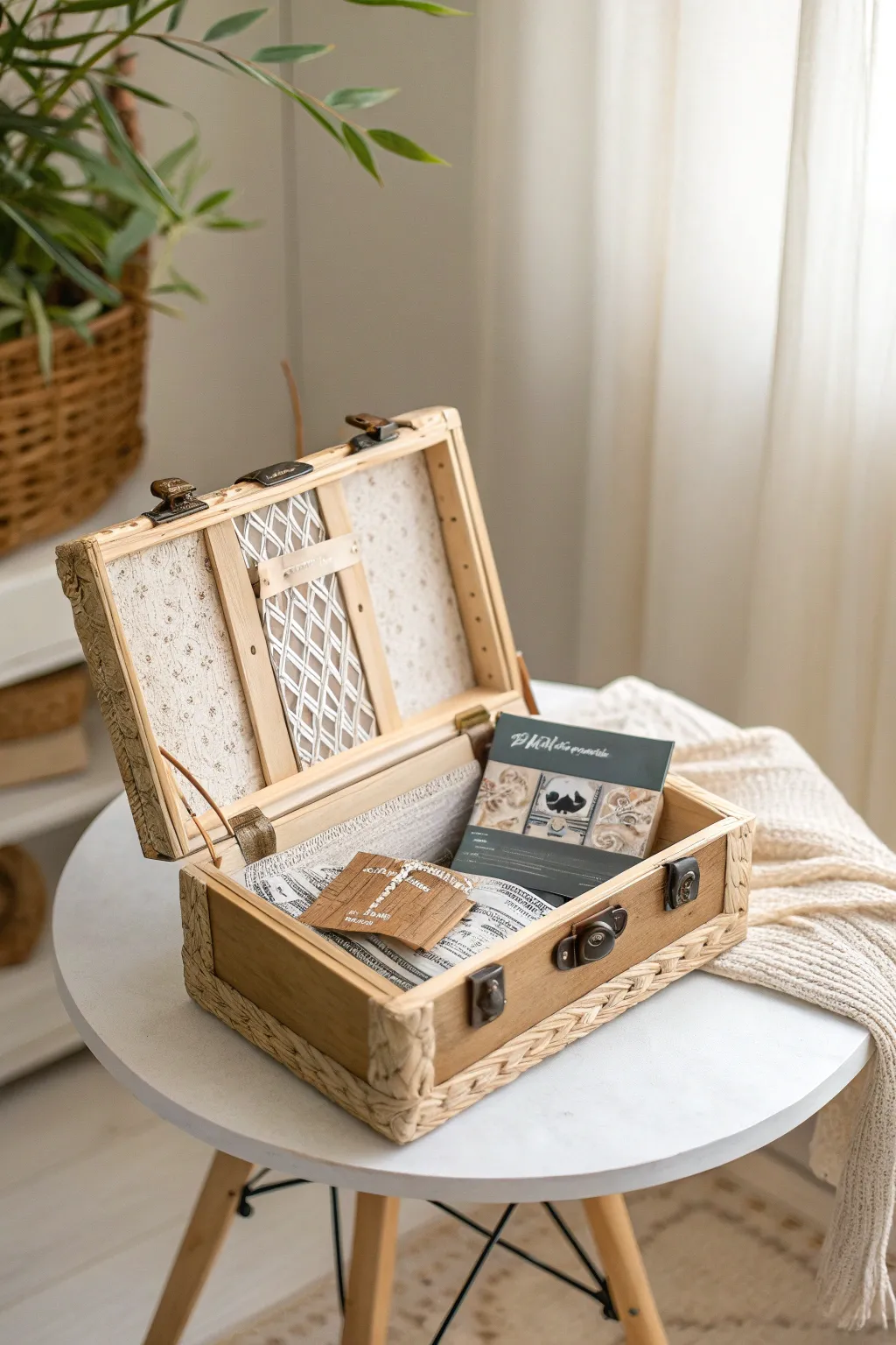 Embark on an adventure with this charmingly themed gift card box, where simplicity meets creativity.
