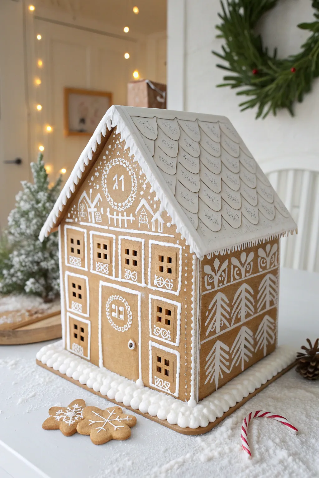 Discover the magic of a gingerbread house advent calendar, where each door brings a delightful surprise!