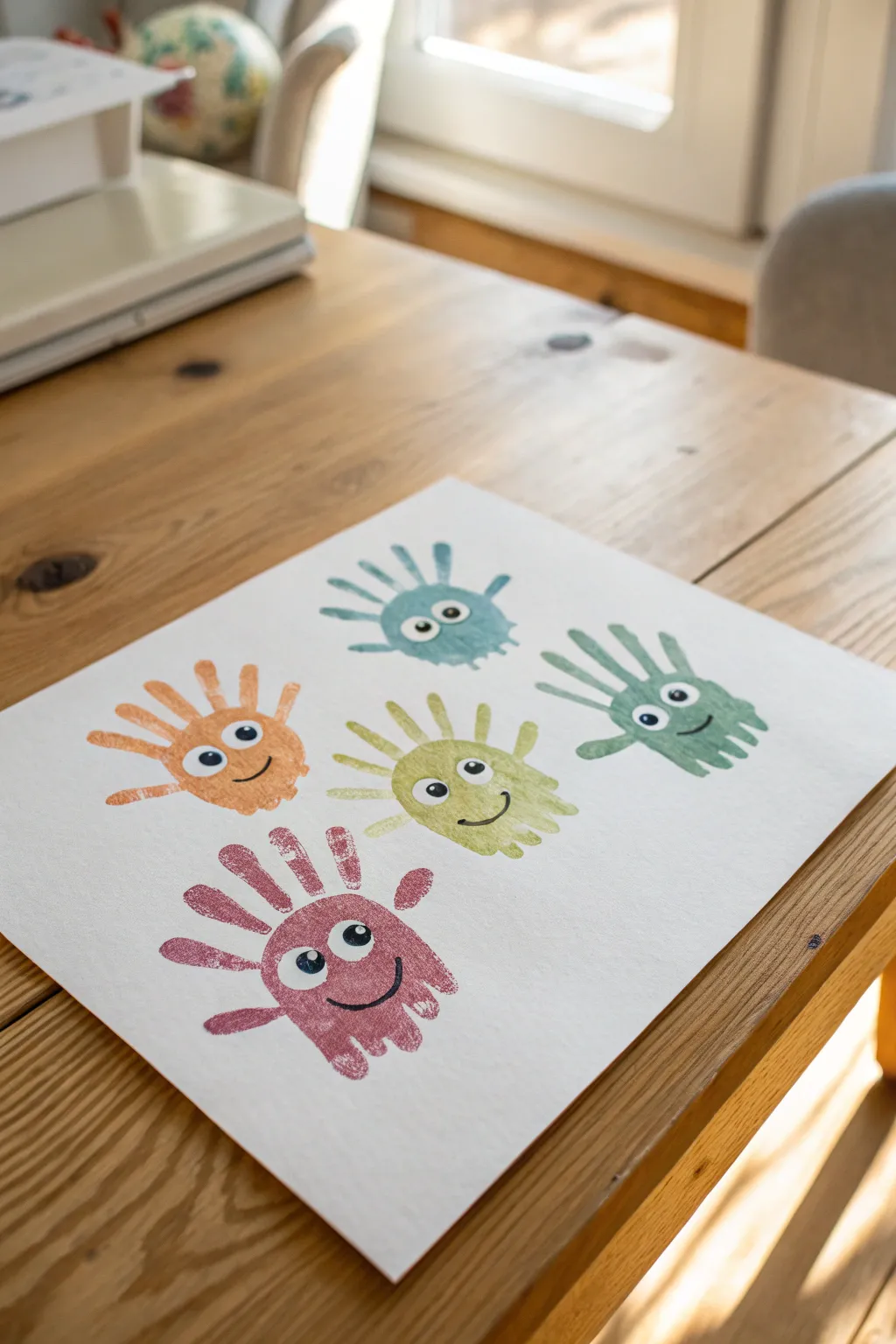 Capture the magic of tiny hands with these adorable monster handprints – where creativity meets simplicity!
