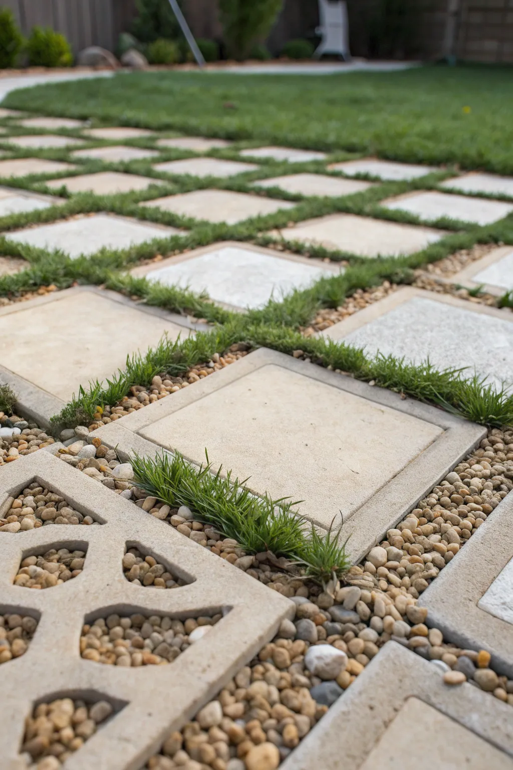 Elevate your backyard with expertly crafted permeable pavers that blend functionality with sleek design.