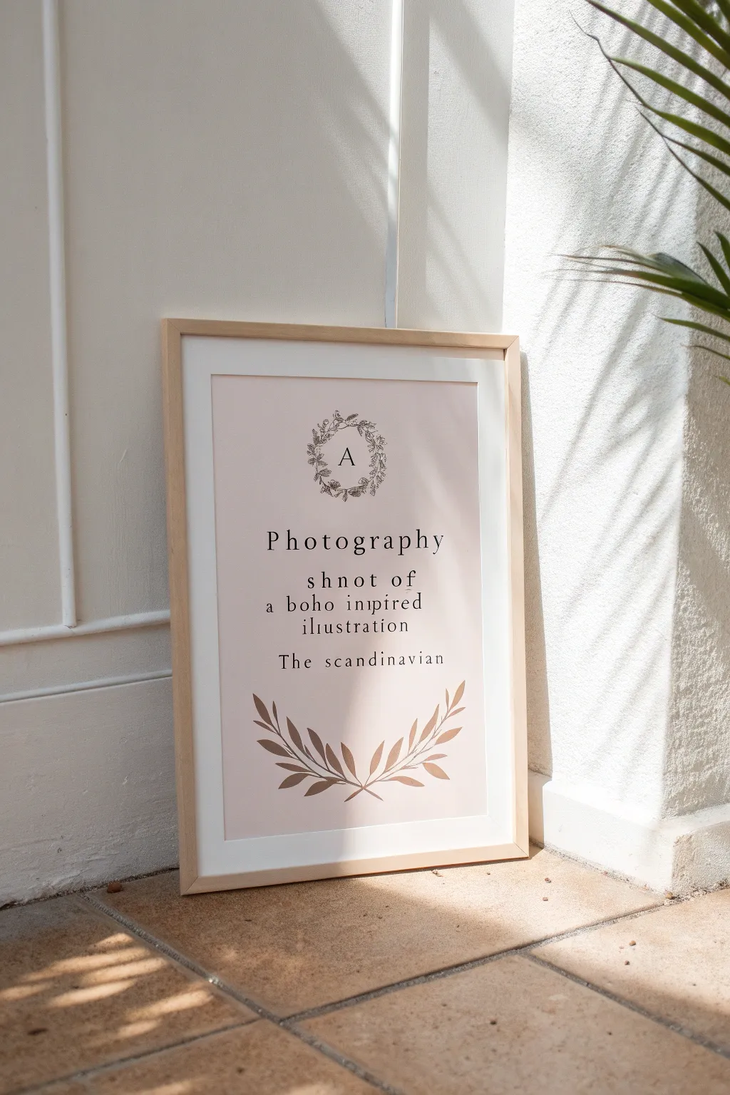 Unveil the mystery with style: A minimalist riddle poster that invites with charm and elegance.