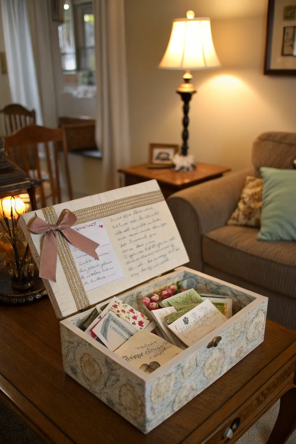 Preserve memories for future reflection with a memory capsule.
