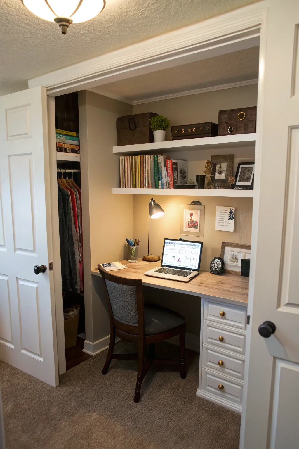 Repurposing spaces turns unused areas into creative workspaces.