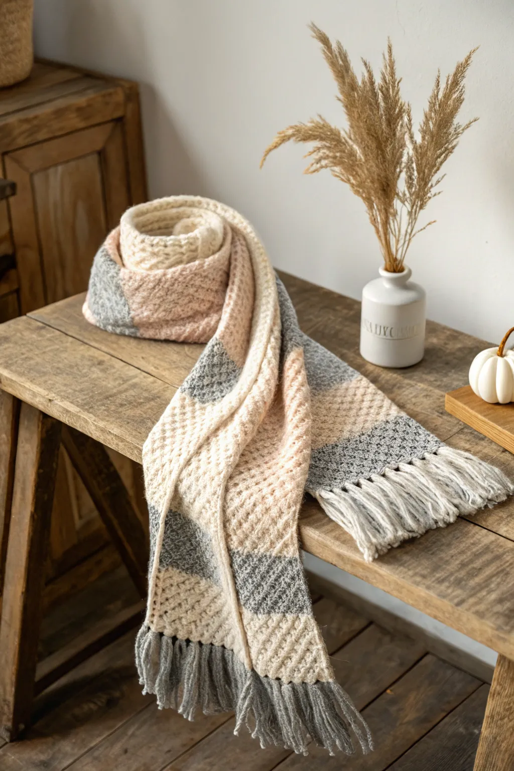 Wrap them in warmth and love with a handmade knitted scarf this Christmas.