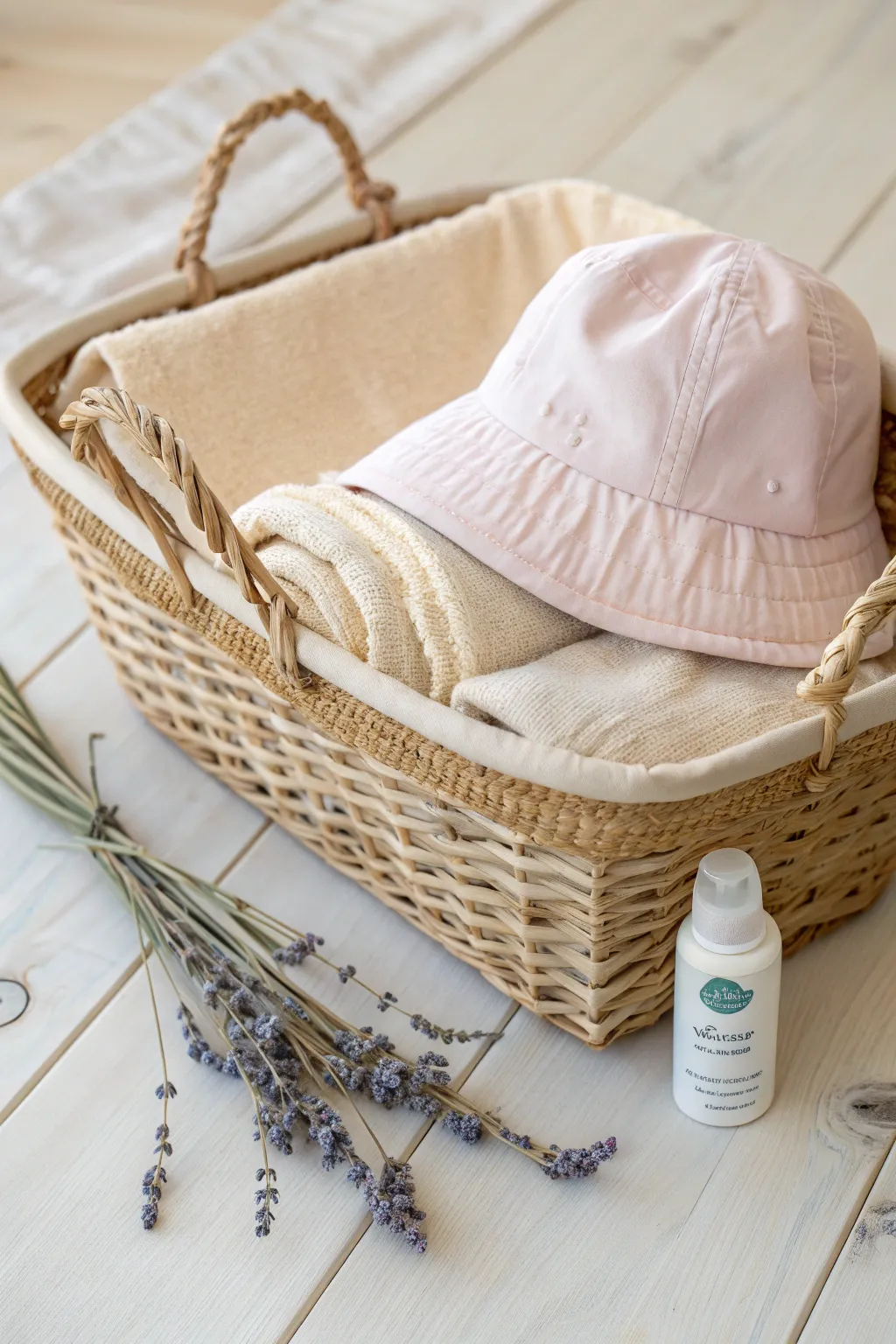 Embrace sunny adventures with this thoughtfully crafted outdoor baby gift basket. Perfect for new parents who love nature's simplicity and beauty!