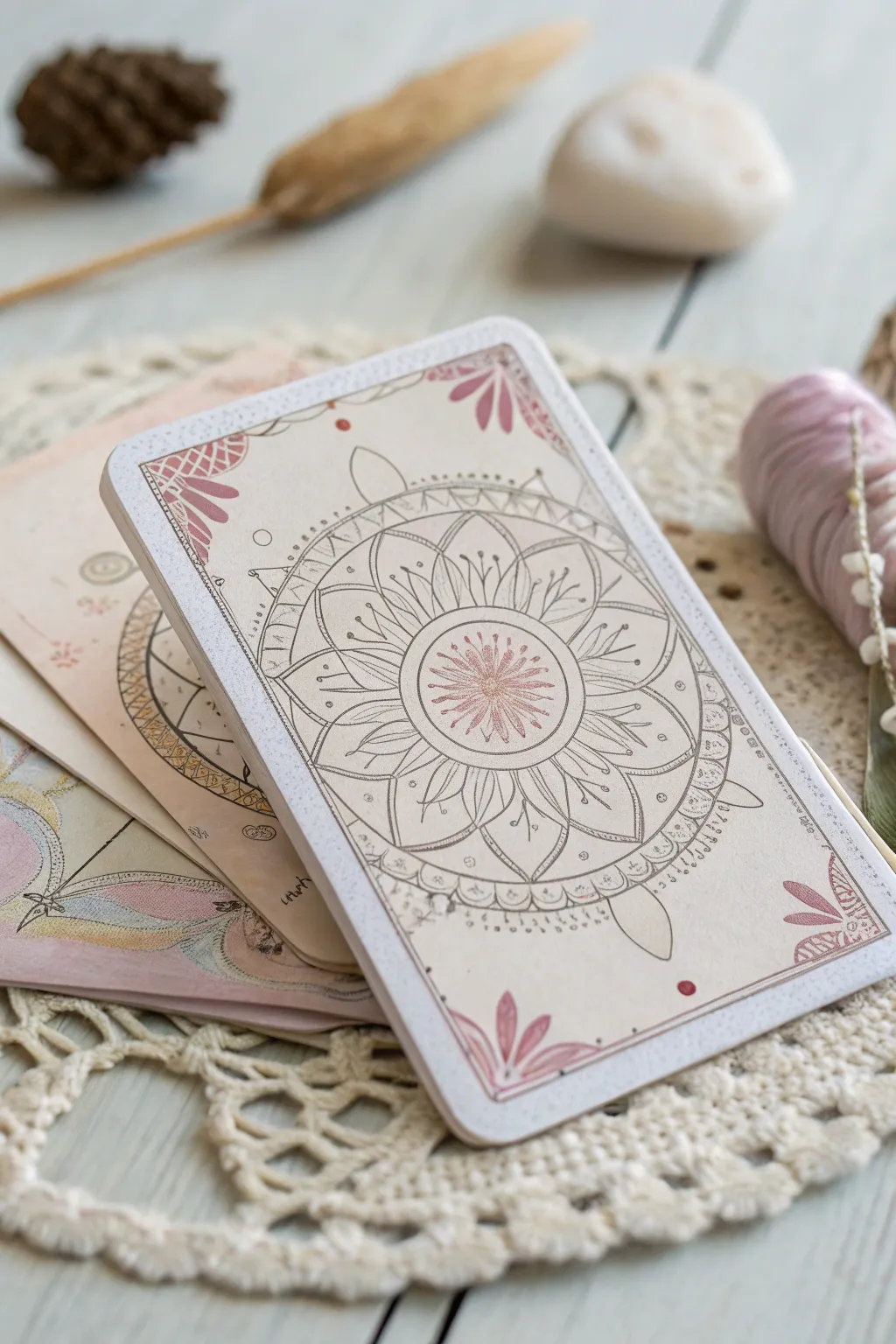 Transforming the old into the mystical: Handcrafted eco-friendly tarot card magic.