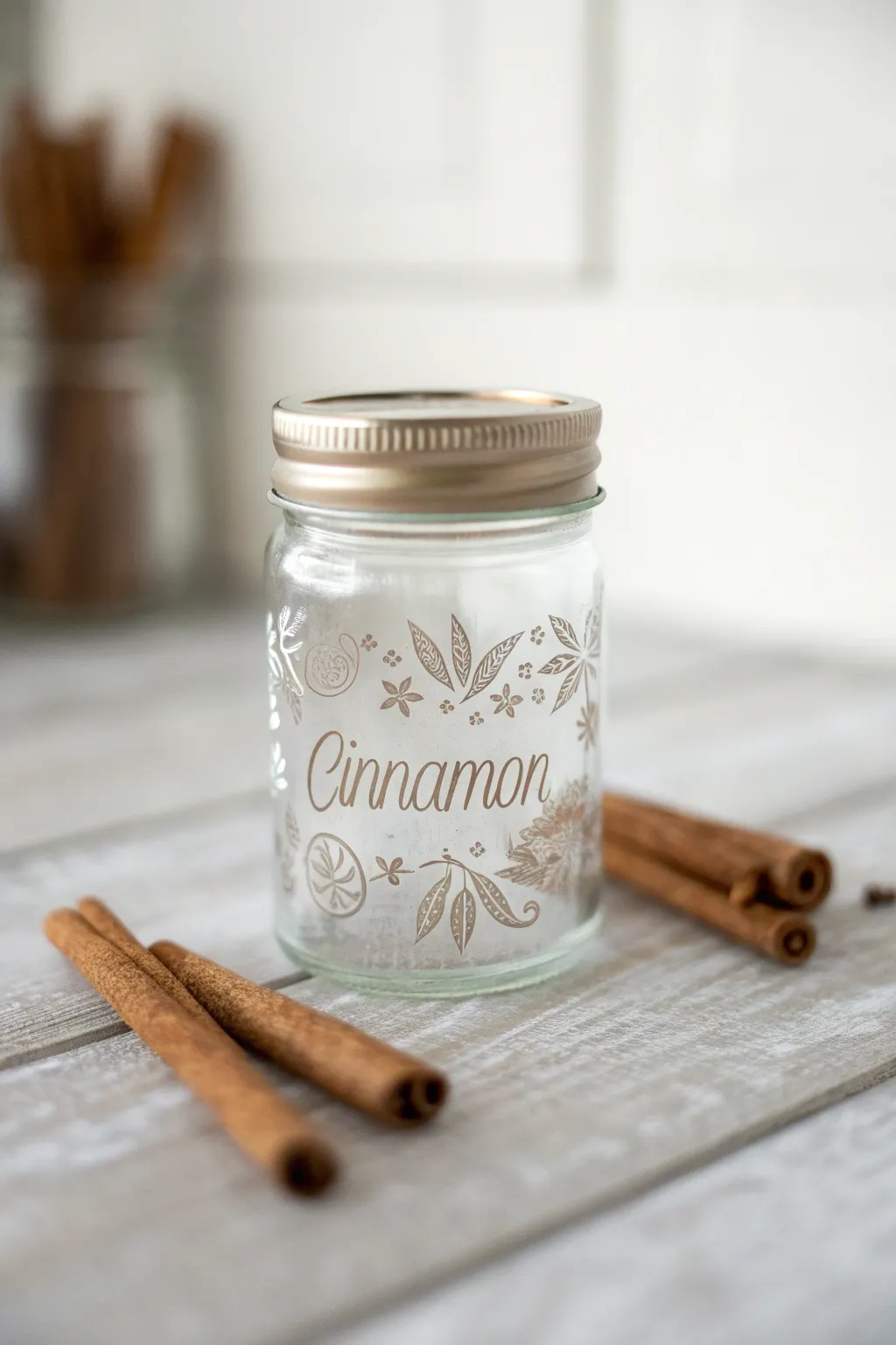 Transform your spice collection with engraved elegance—where simplicity meets sophistication.