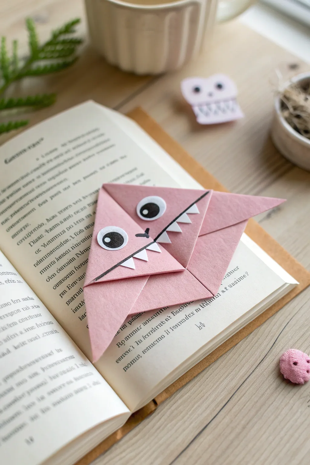 Add a touch of fun to reading with these delightful origami bookmark monsters!