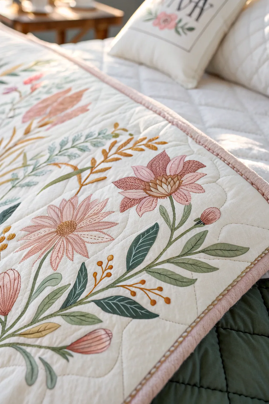 Transform your quilt labels into mini masterpieces with the artful touch of fabric paints.