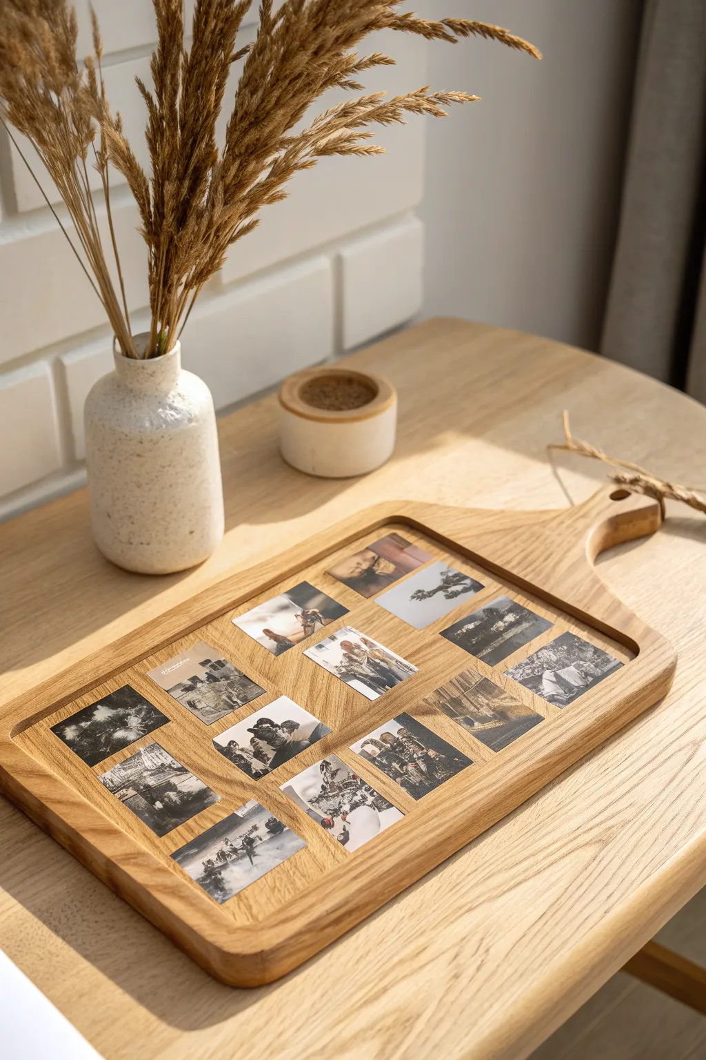 Capture cherished memories with a stunning photo collage on wood — where simplicity meets storytelling.