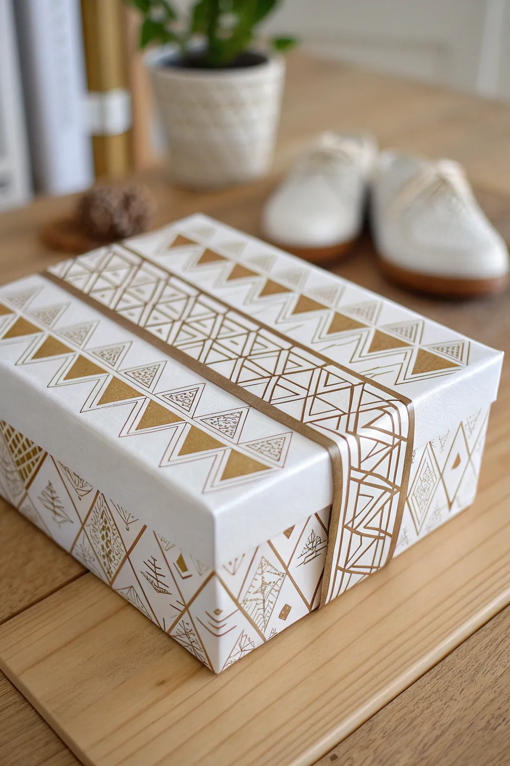Elevate your gift wrapping with minimalist geometric designs! #CraftWithStyle #ScandinavianDesign