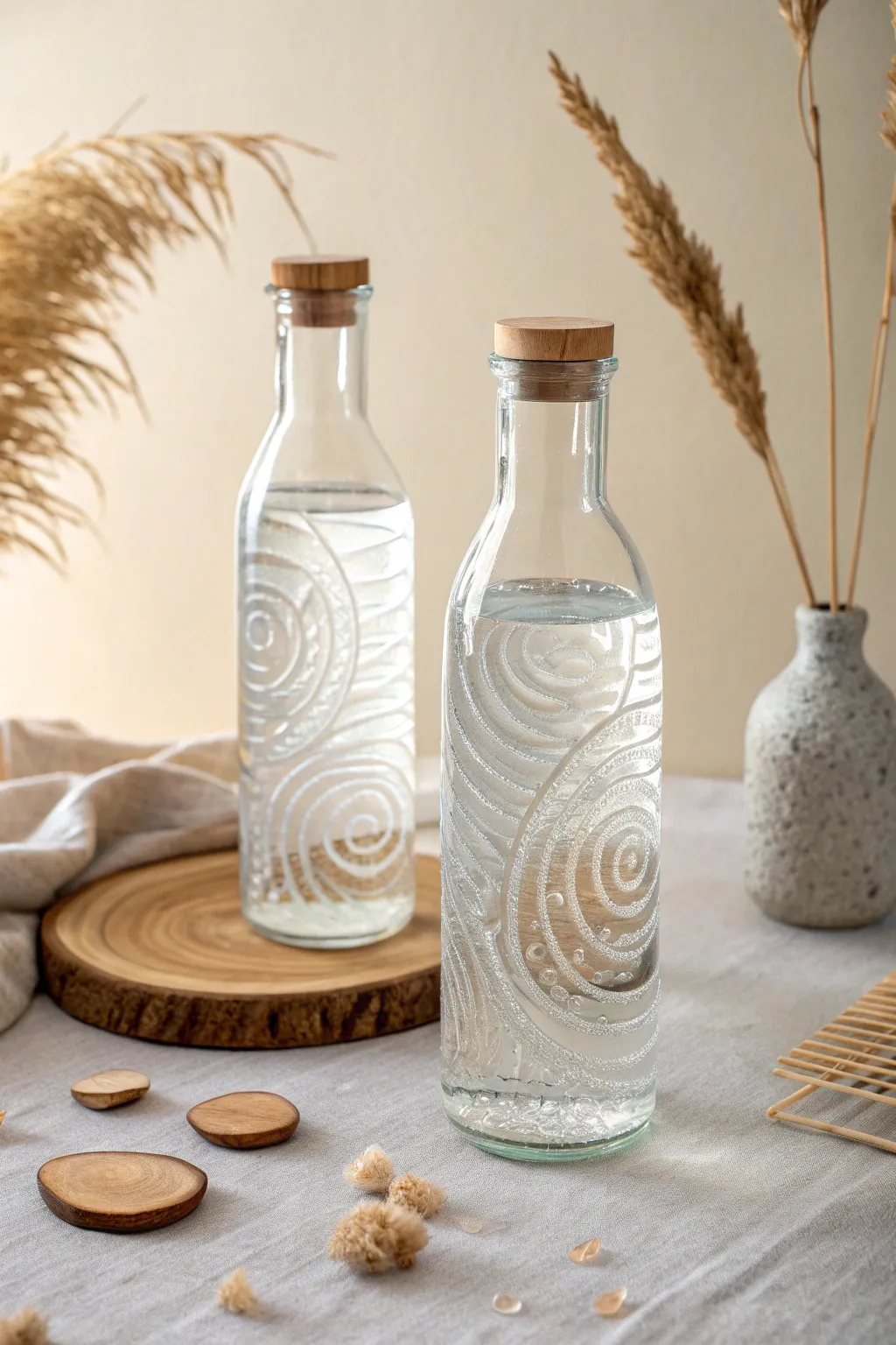 Discover the beauty in simplicity with this captivating bottle vortex viewer. A perfect blend of elegance and science for your minimalist decor.
