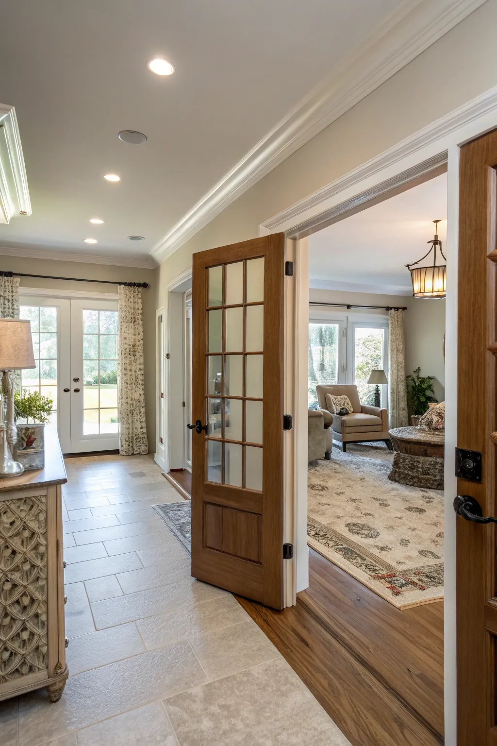 Universal design makes the space accessible and inclusive.