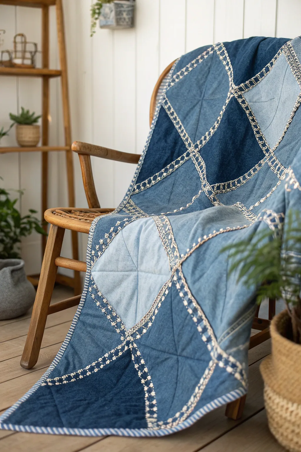 Elevate your quilt game with decorative stitching that tells a story of craftsmanship and style.