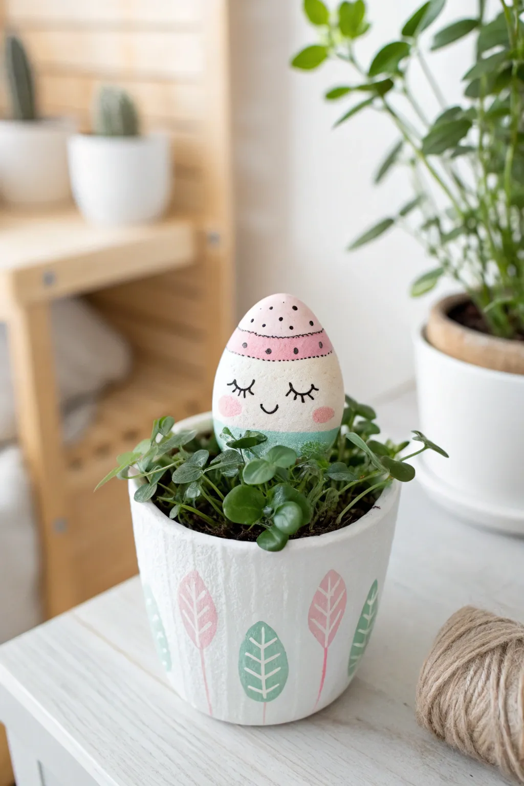 Add a touch of charm to your plants with these adorable kawaii clay markers!