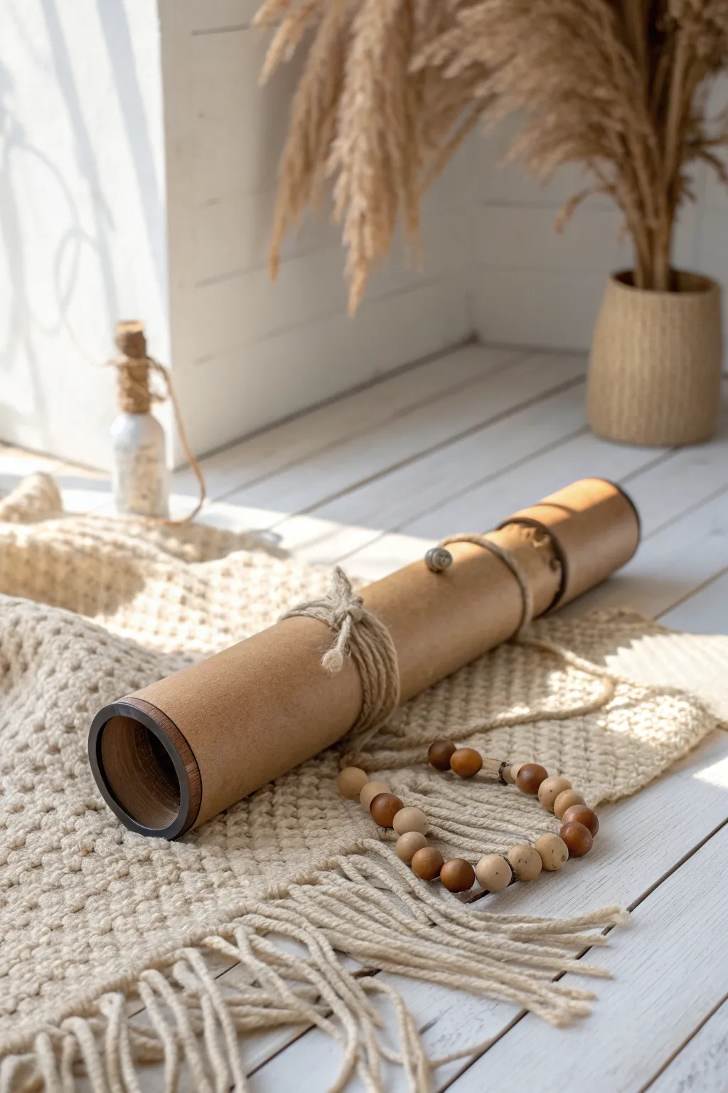 Embark on a cosmic journey with this charming DIY telescope – where adventure meets creativity.