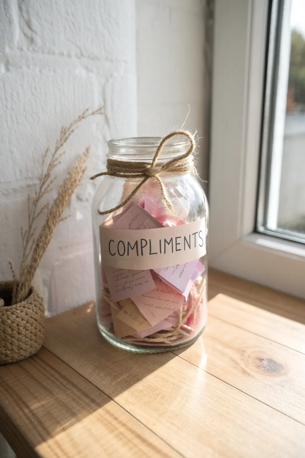 Spread a little kindness with a jar full of heartfelt compliments.