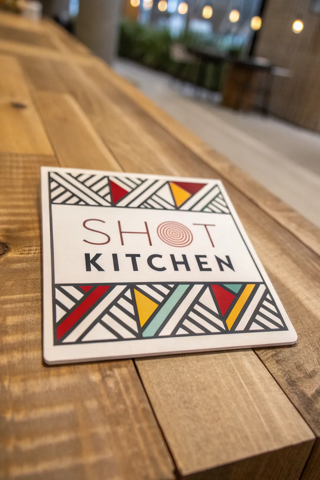 Geometric designs provide a structured and modern look.