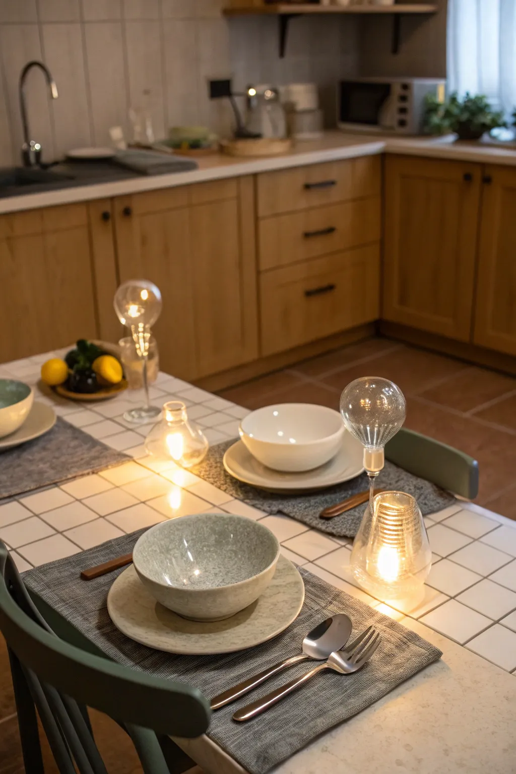 LED bulbs offer energy-efficient lighting solutions.