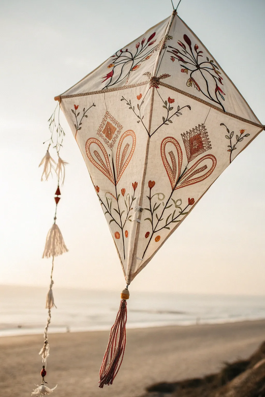 Fly high with cultural elegance: a kite that tells a story through its artful design.