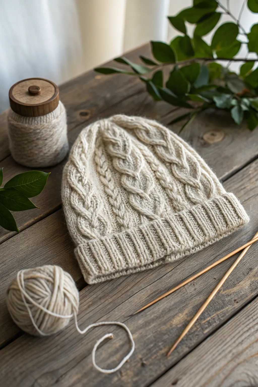 Embrace warmth and style with this handcrafted winter essential. #KnittingDreams