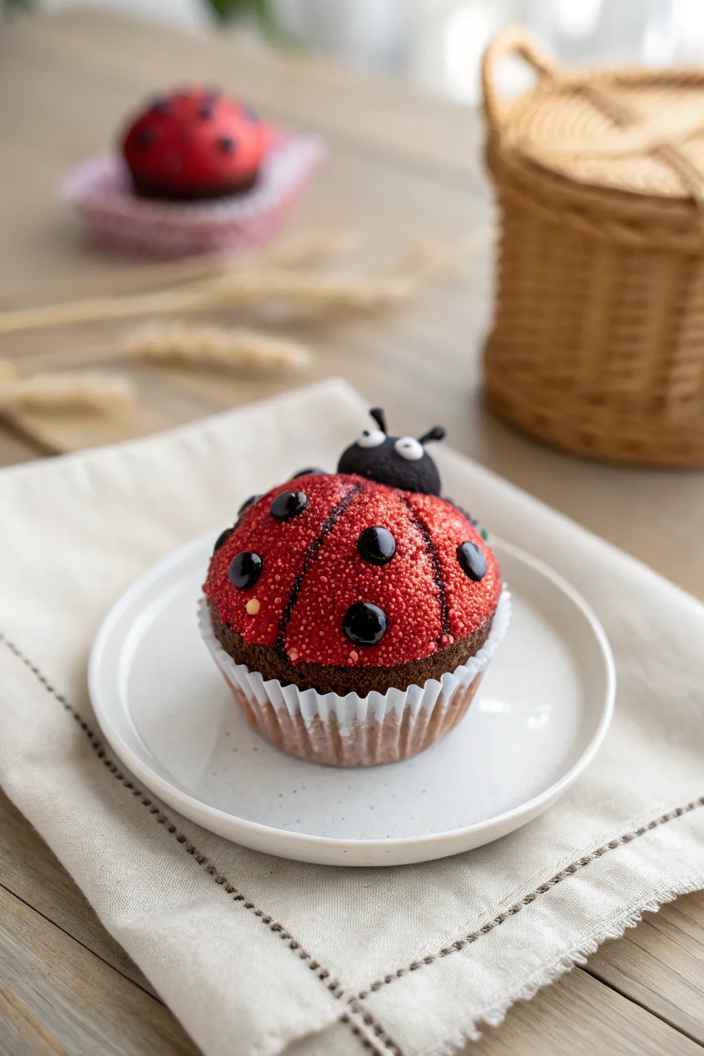 Add a touch of magic to your dessert with sparkling red sugar crystals!