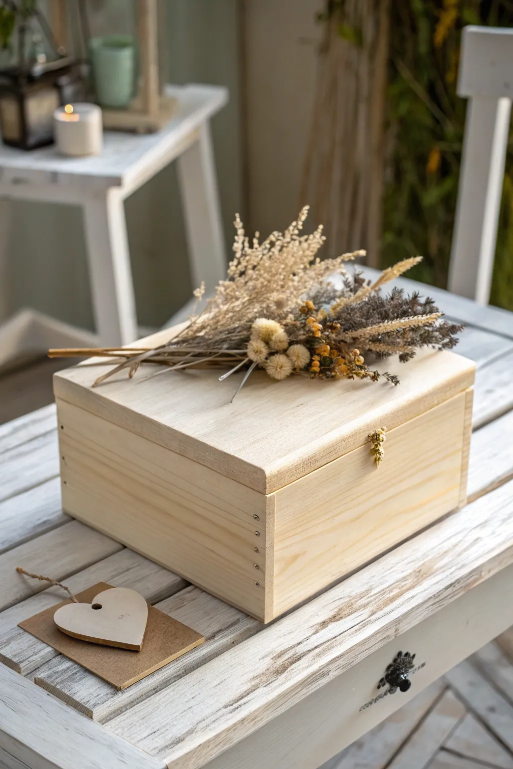 Embrace the elegance of nature with this charming, last-minute Valentine's gift box idea. #ScandiBoho #ValentinesCraft