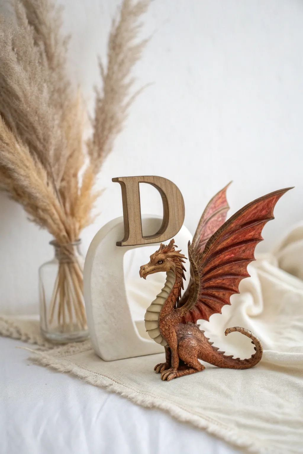 Unleash your creativity with this whimsical dragon crafted from the letter 'D'. A perfect blend of minimalism and magic!