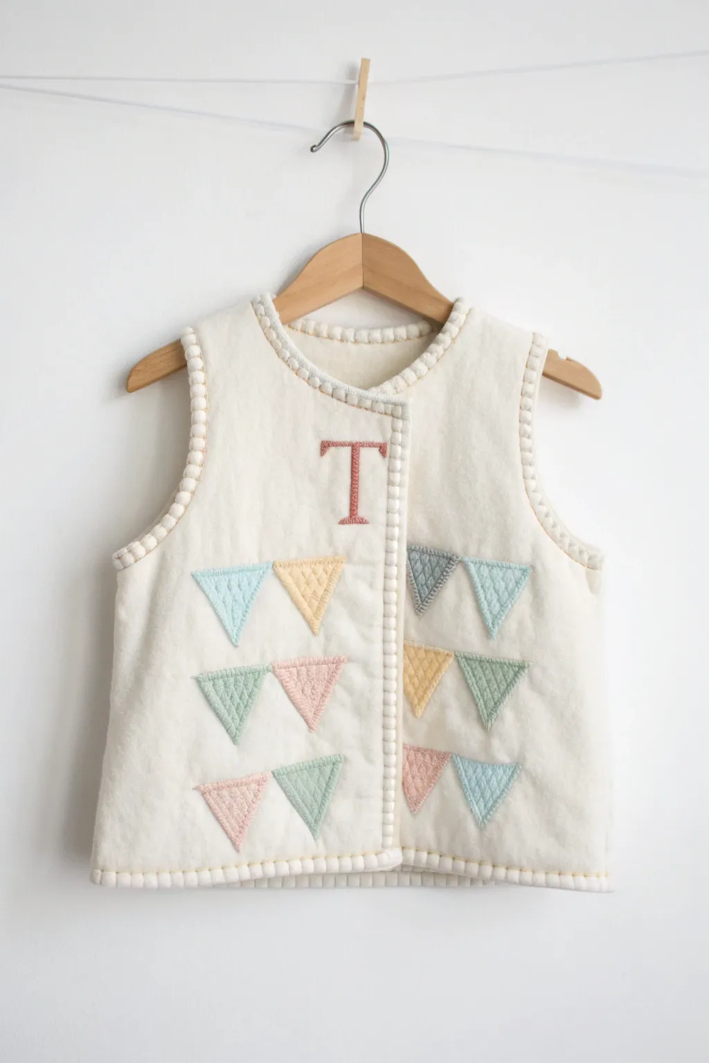 Pattern Play: Unleash Creativity with Letter-Inspired Vests!