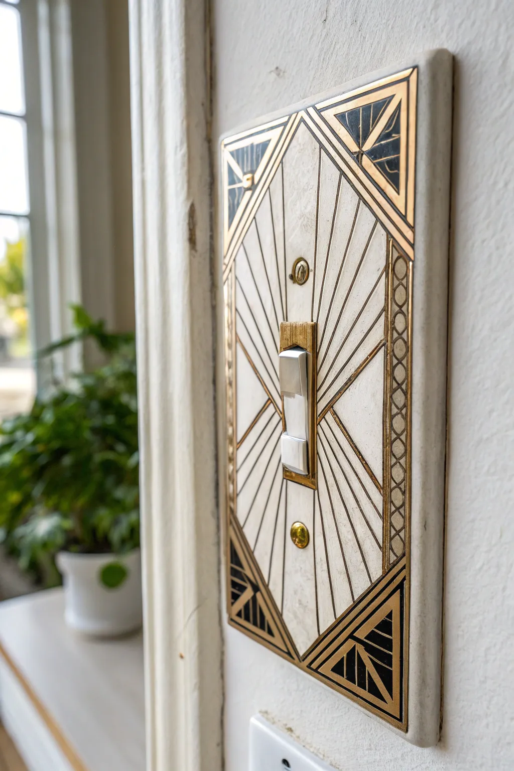 Elevate your space with a touch of Art Deco elegance in minimalist style.