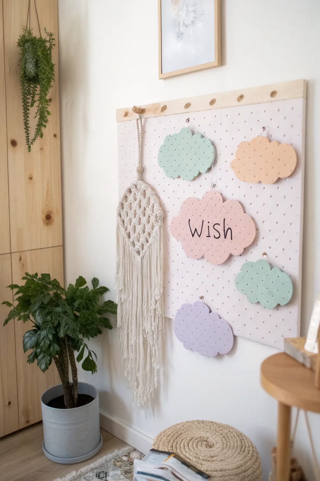Capture your dreams in whispers: A wishful thinking board that speaks from the heart.