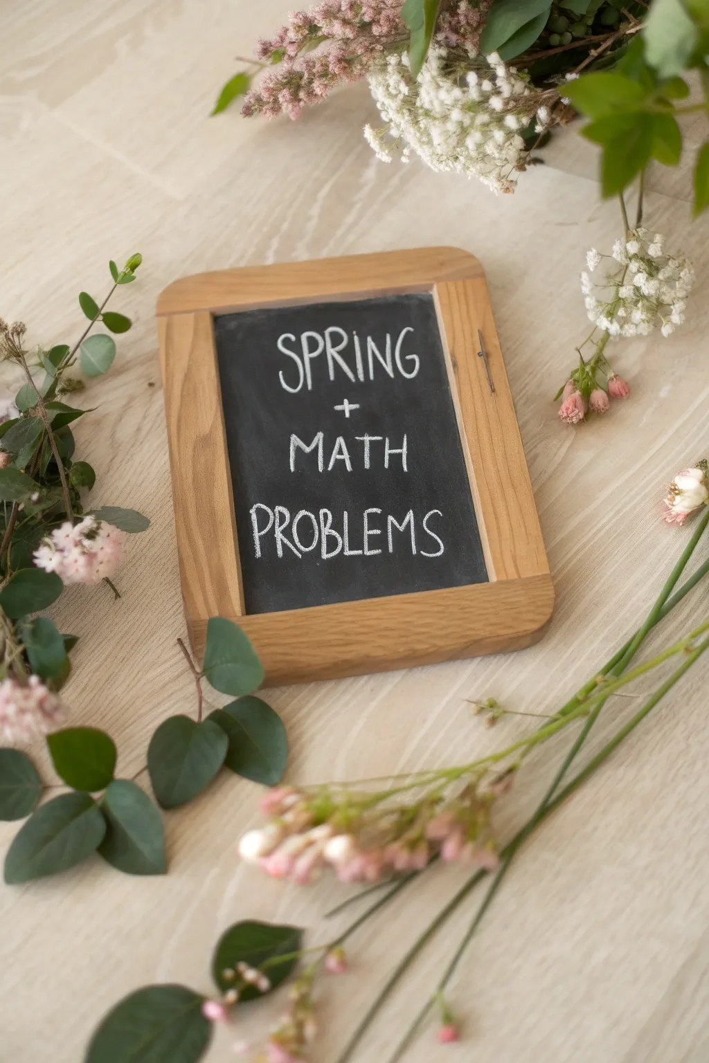 Spring into learning with this charming seasonal math board, where simplicity meets natural beauty.