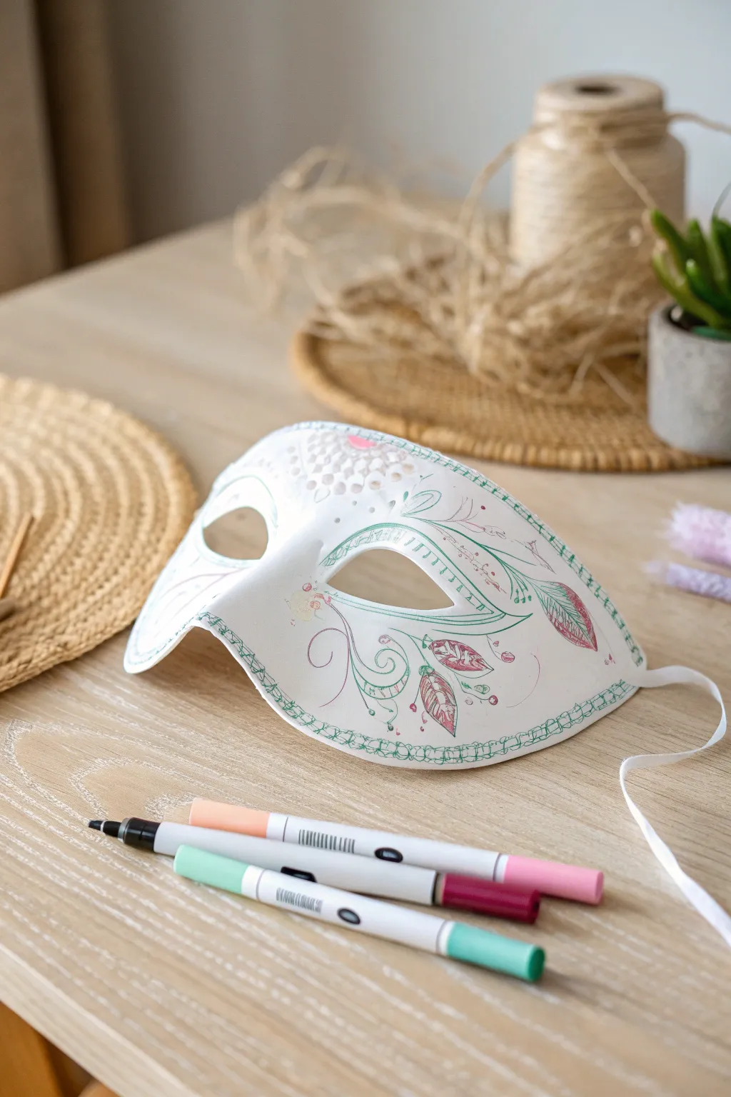 Unleash your creativity with simple markers on a blank canvas. Endless possibilities await!