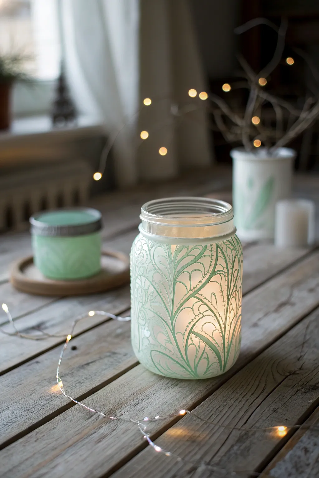 Illuminate your party with enchanting glow-in-the-dark mason jars, perfect for a touch of magic and simplicity.