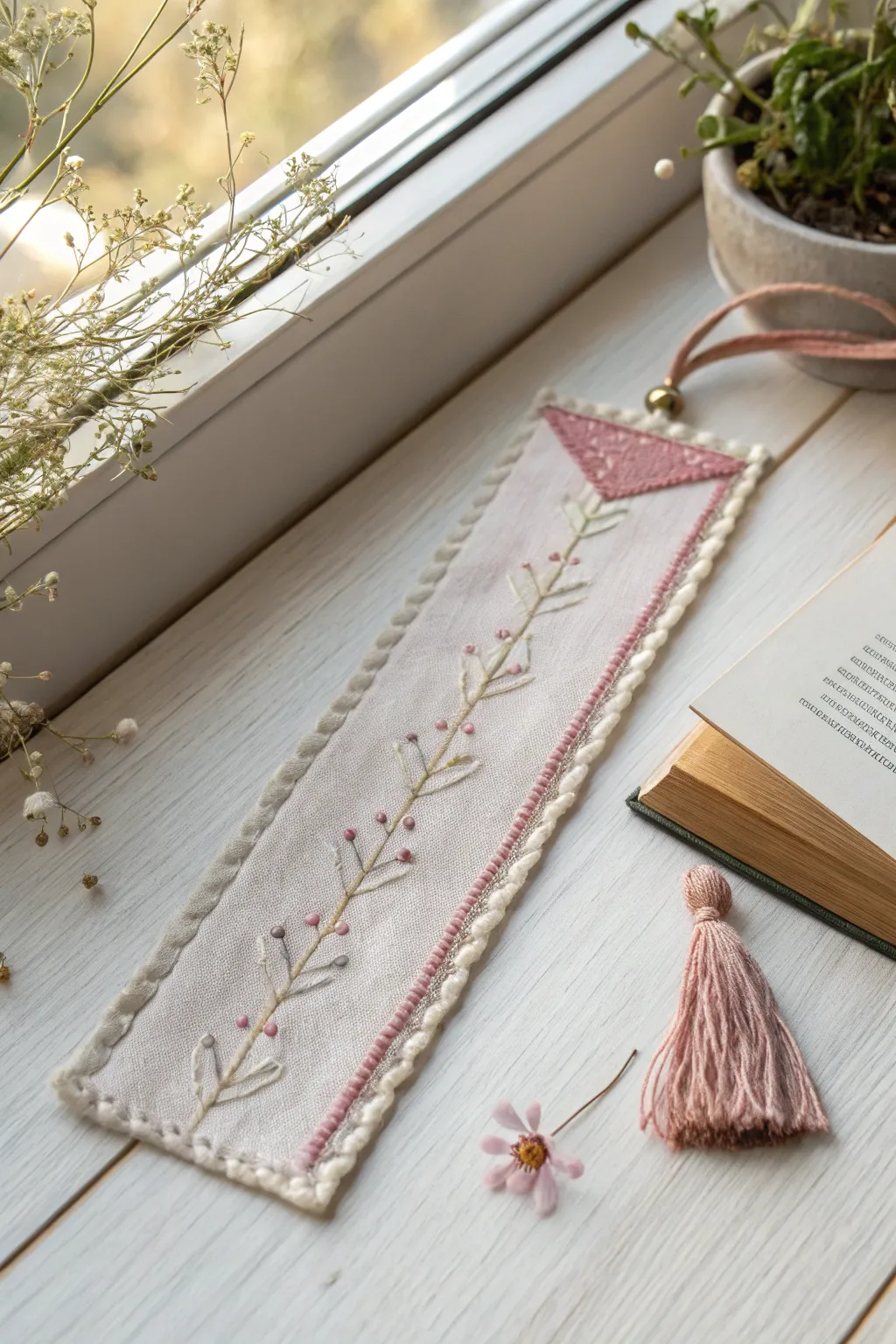 Elevate your reading experience with these charming fabric bookmarks—where craftsmanship meets simplicity.