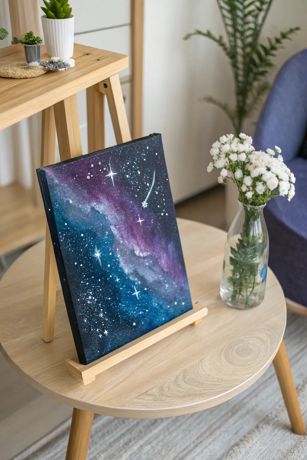Celebrate Mother's Day with a touch of the cosmos—this galaxy-themed canvas is a reminder that mom is truly out of this world.
