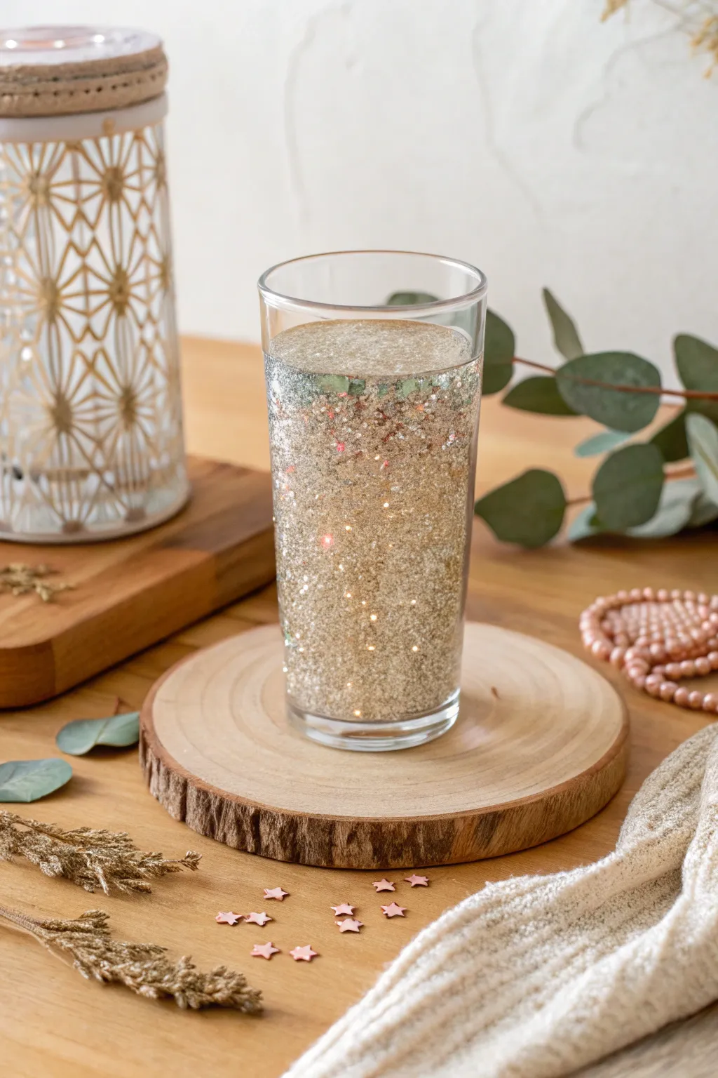 Sip in style with a touch of sparkle – the perfect blend of minimalism and glam.