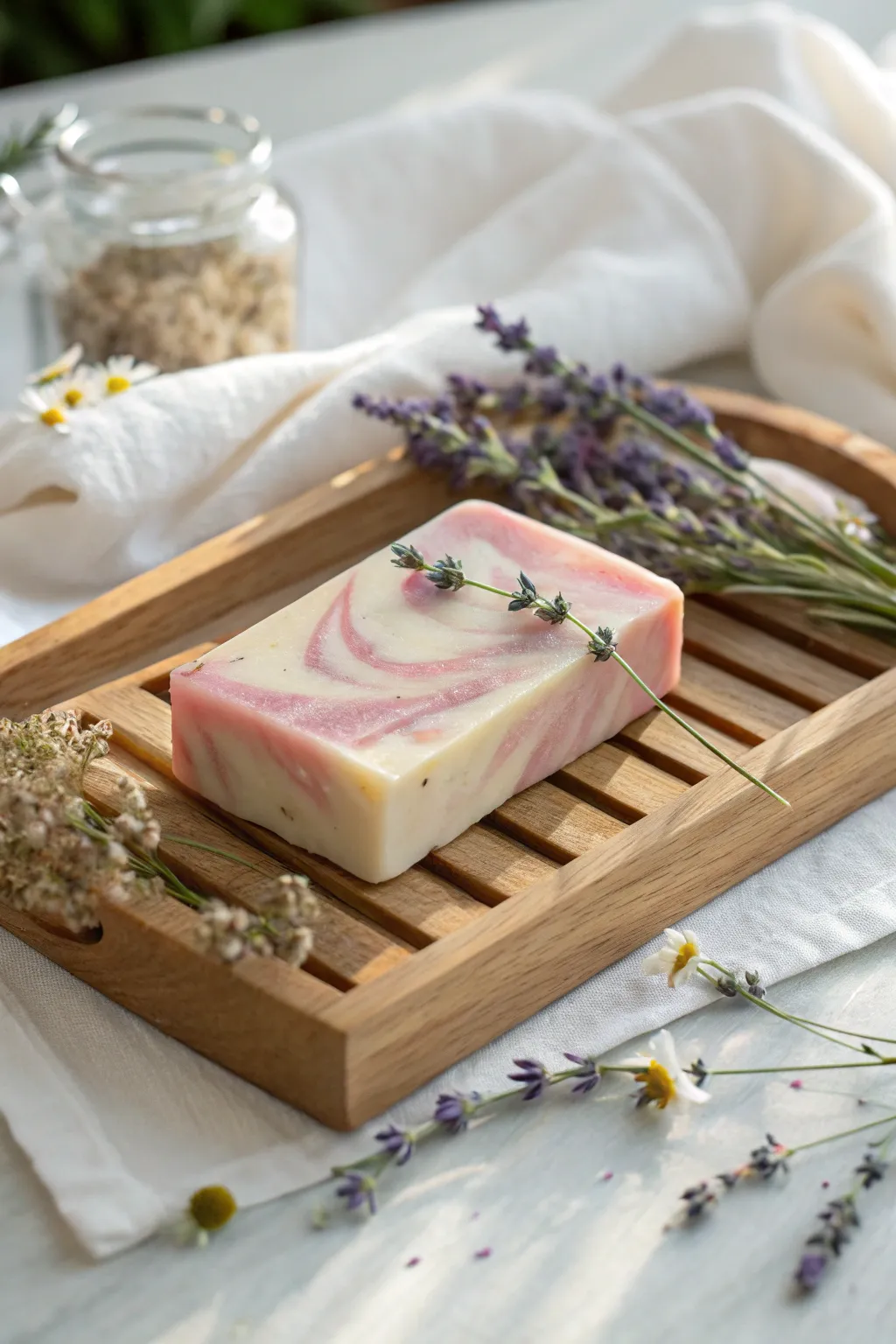 Crafted with care: A soap bar that delights the senses and the soul.
