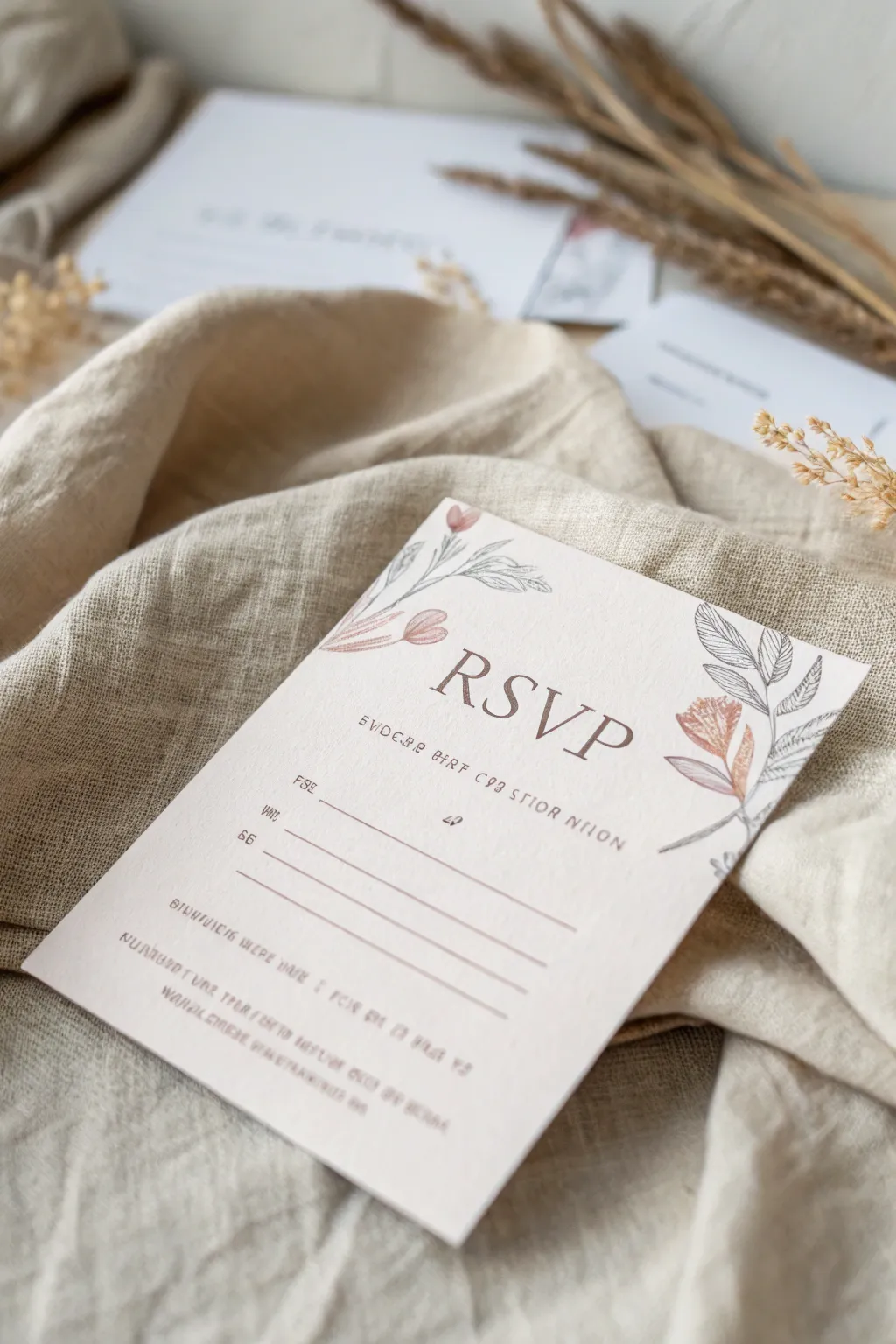 Embrace the beauty of simplicity with a minimalist chic Mother's Day invitation.