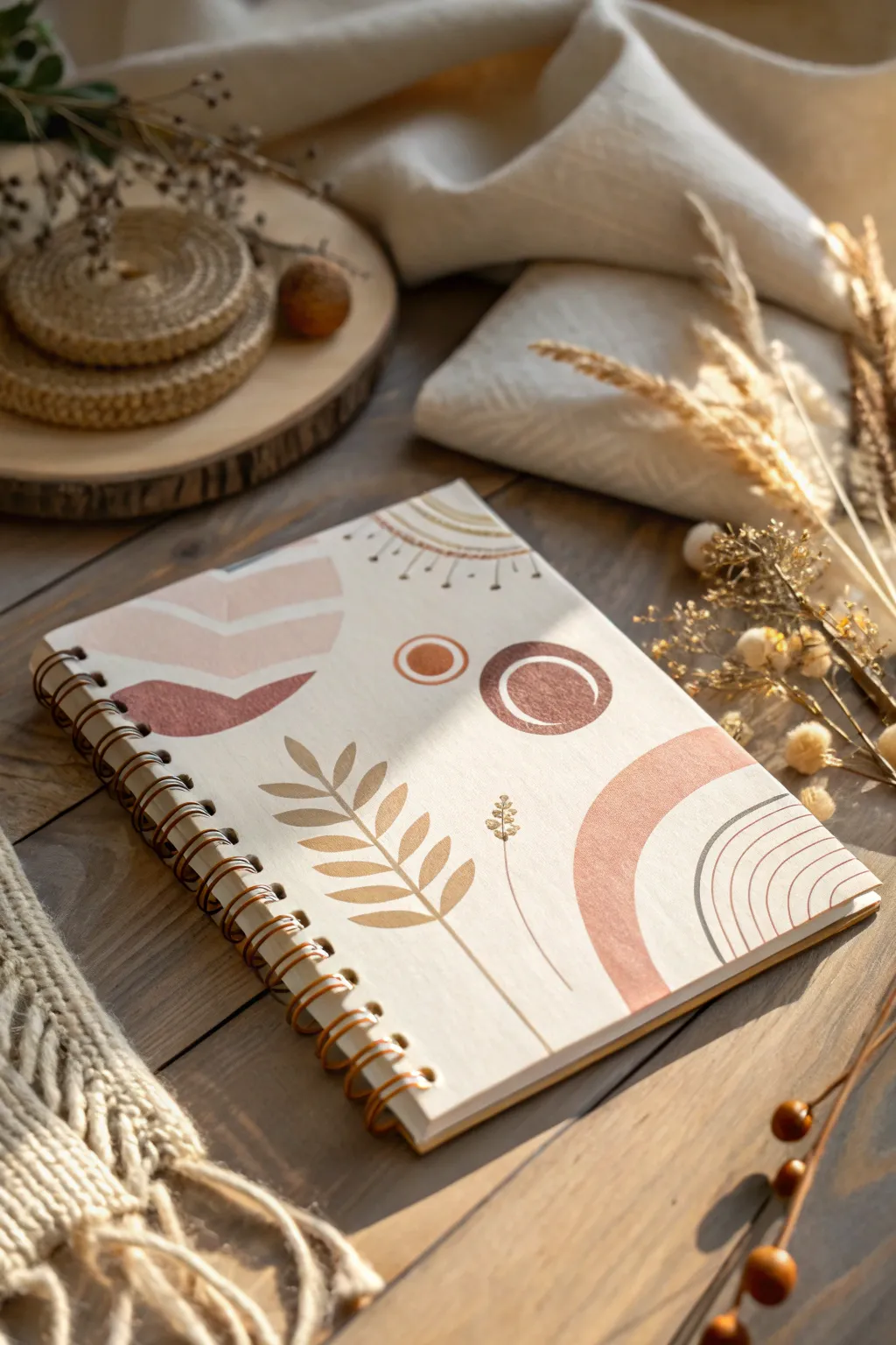 Discover the art of stenciling with our minimalist notebook covers - where simplicity meets elegance.