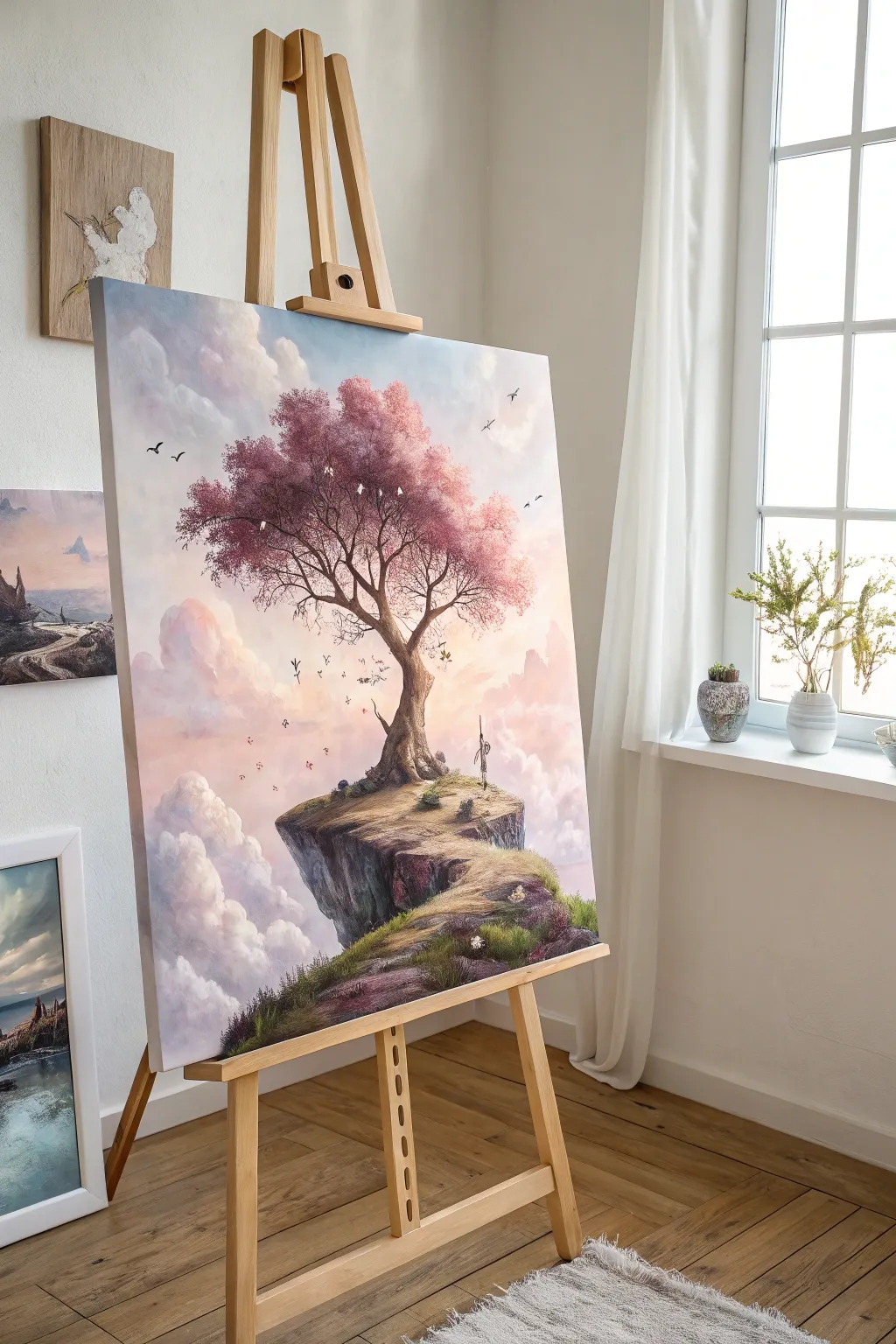 Dive into the dreamscape: where reality meets imagination in surreal oil paintings.