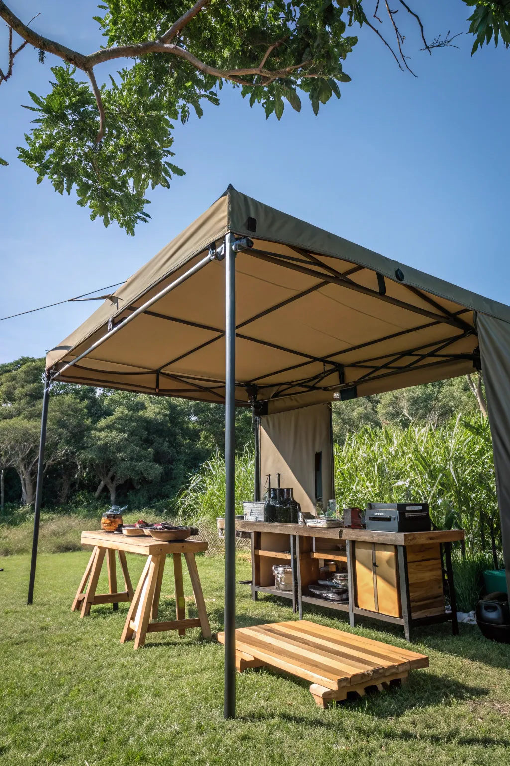 Elevate your outdoor projects with a versatile and stylish portable canopy tent.