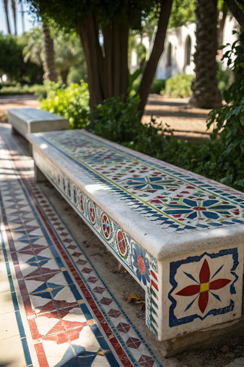 Transform your outdoor space with the exotic allure of cultural patterns.
