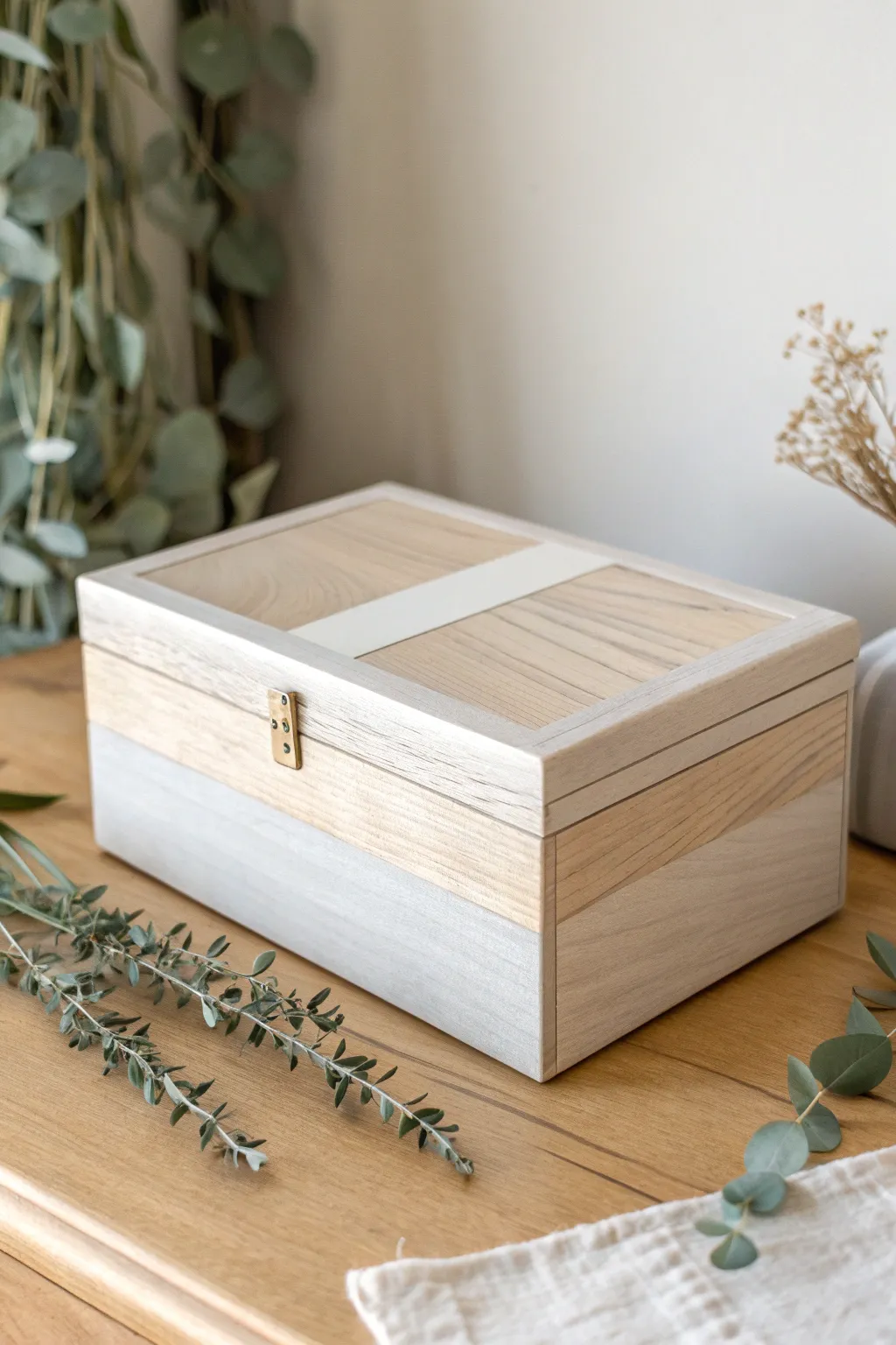 Embrace the beauty of simplicity with this elegantly crafted wooden box. Perfect for those who adore minimalist aesthetics.
