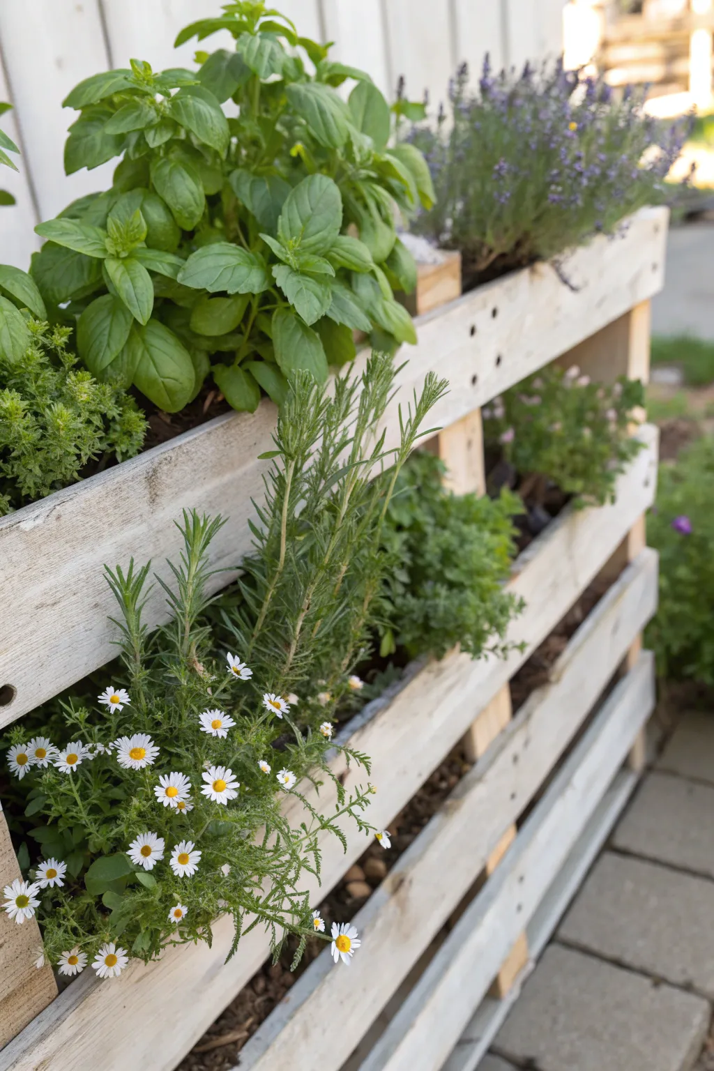 Transform your space with a mini landscape of herbs and blooms—where nature meets crafted beauty.
