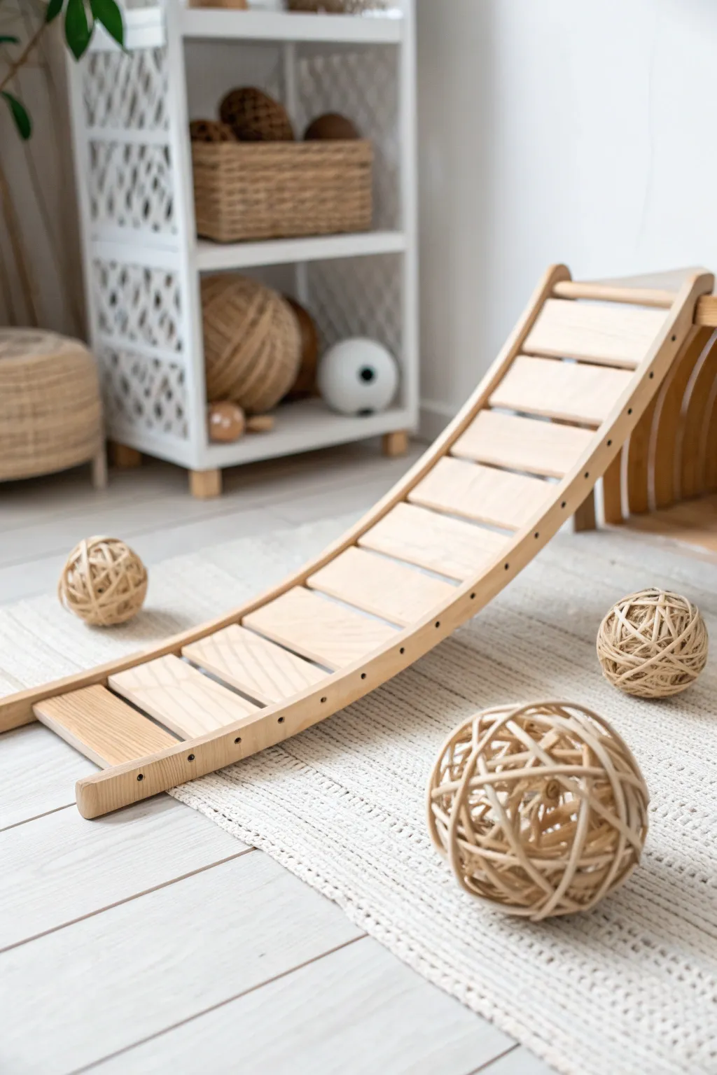 Elevate your paper ball run with a touch of playful elegance: the bouncing ramp.