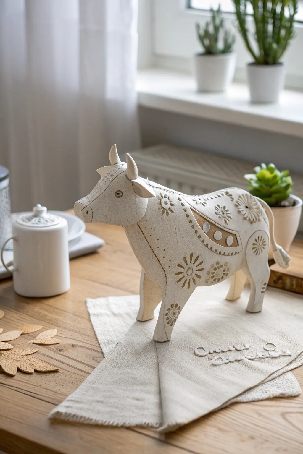 Craft a touch of personality with bespoke paper cow creations, perfect for a heartfelt gift.
