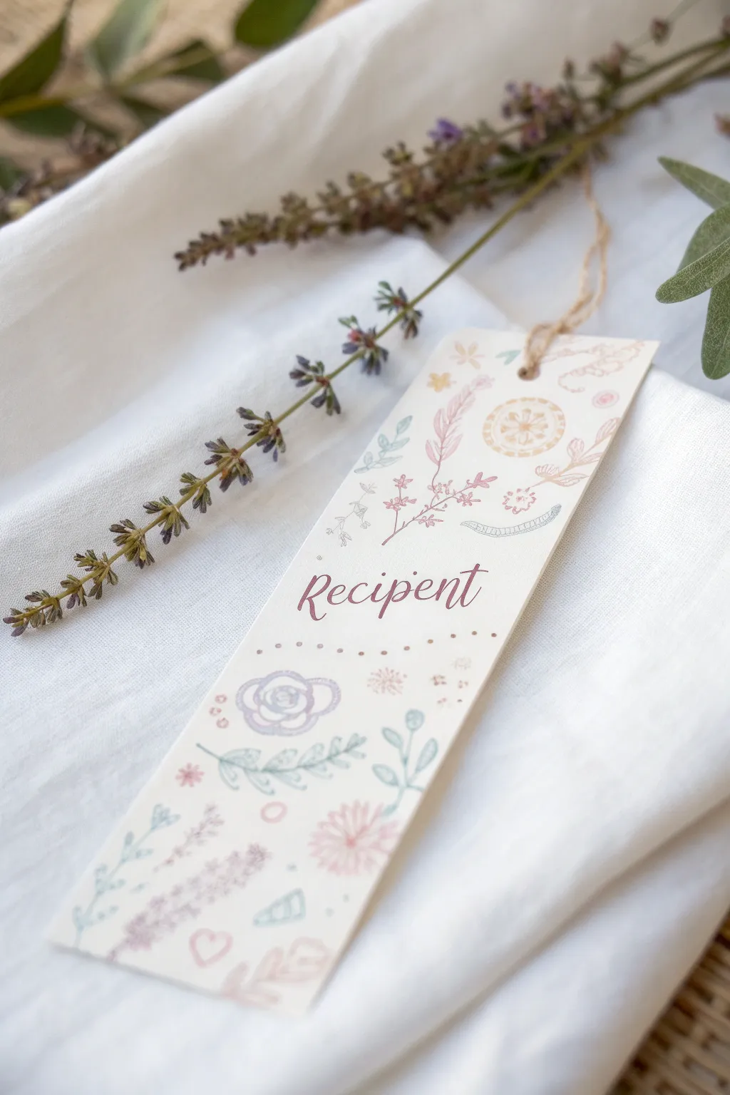 Crafted with love: A hand-drawn bookmark to cherish every reading moment.