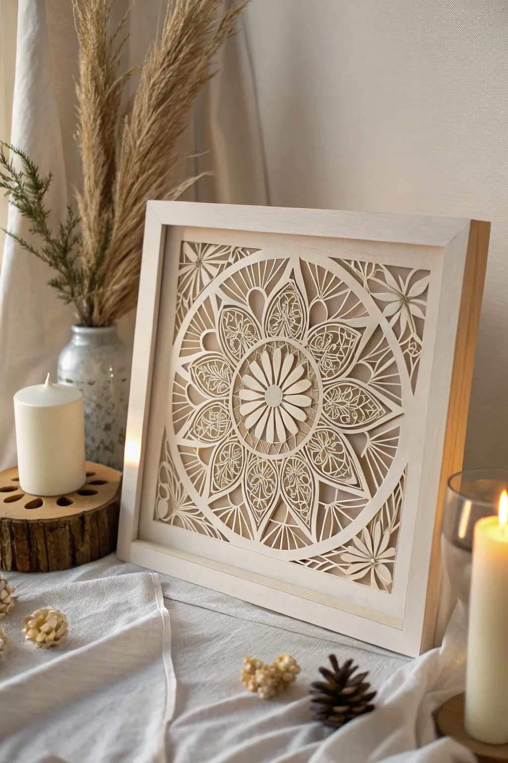 Embrace the elegance of abstract paper art—where simplicity meets sophistication in every cut.
